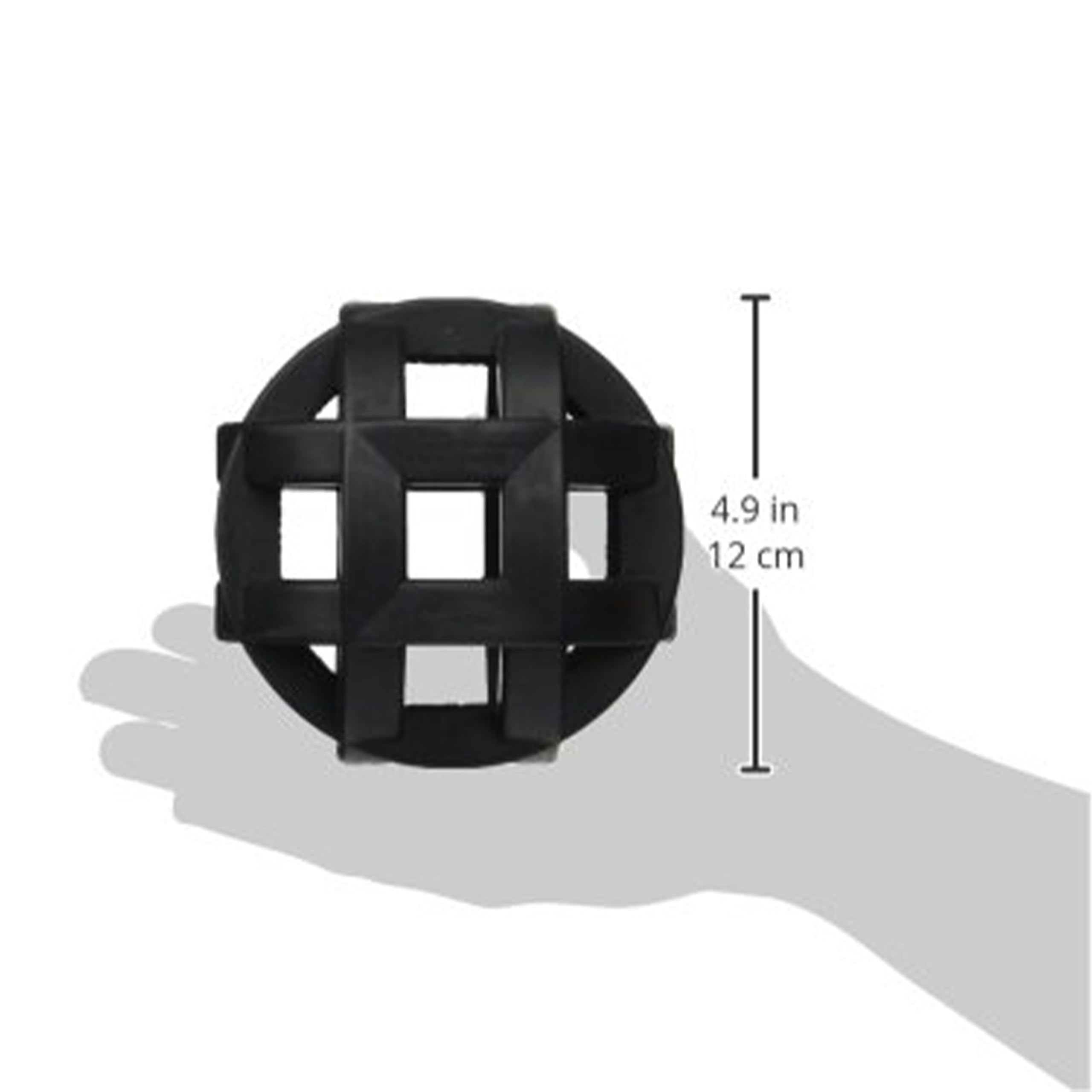 Détail JW Hol-ee Roller Extreme montrant ouvertures extensibles pour insérer jouets
