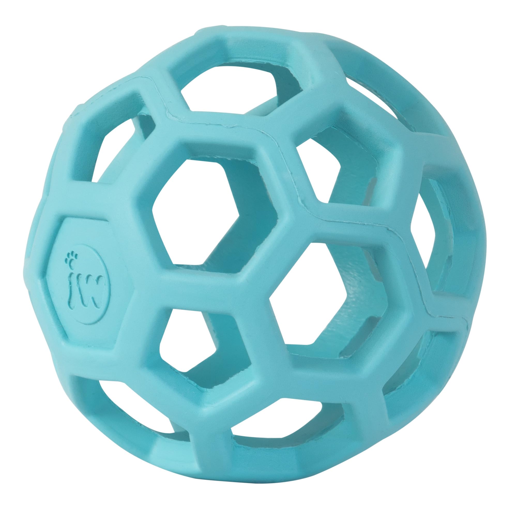 Gros plan sur la texture alvéolée JW Hol-ee Roller, caoutchouc doux pour gencives
