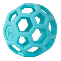 Gros plan sur la texture alvéolée JW Hol-ee Roller, caoutchouc doux pour gencives