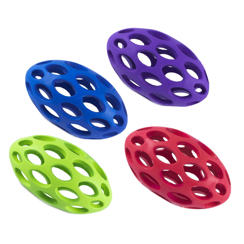 Comparaison taille JW Hol-ee Football montre ajustement pour chiens moyens
