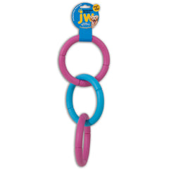 JW Invincible Chains Large emballage avant montrant durabilité et usage