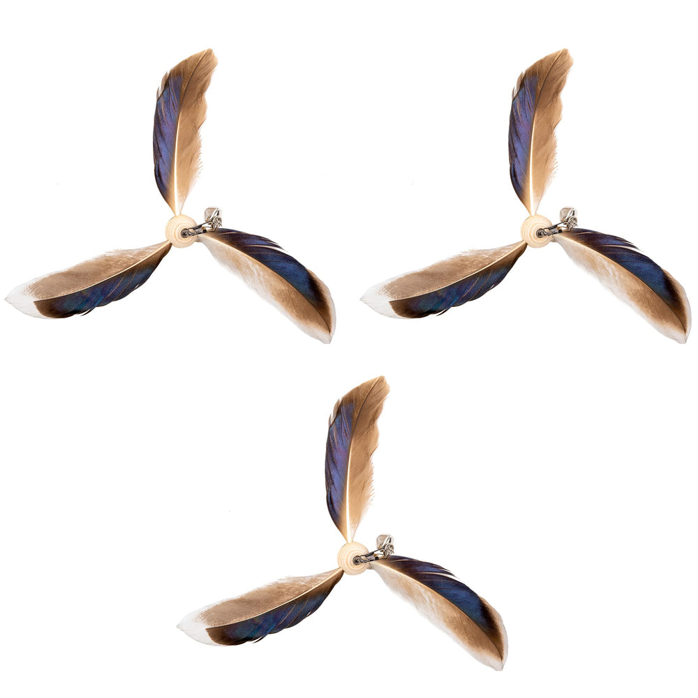 JXFUKAL baguette avant avec plume et clochette, stimule l’instinct de chasse