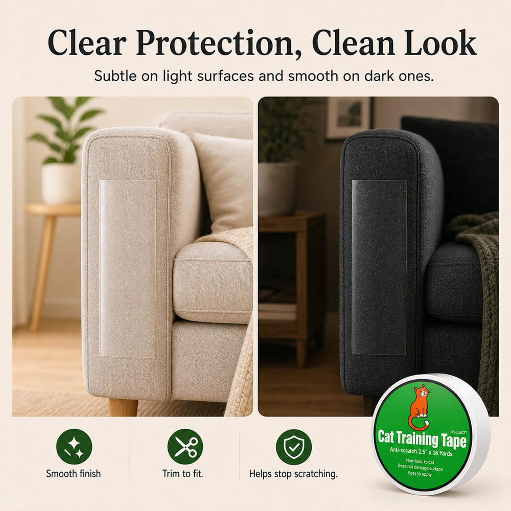JXSELECT ruban utilisé près d'un griffoir comme solution complémentaire