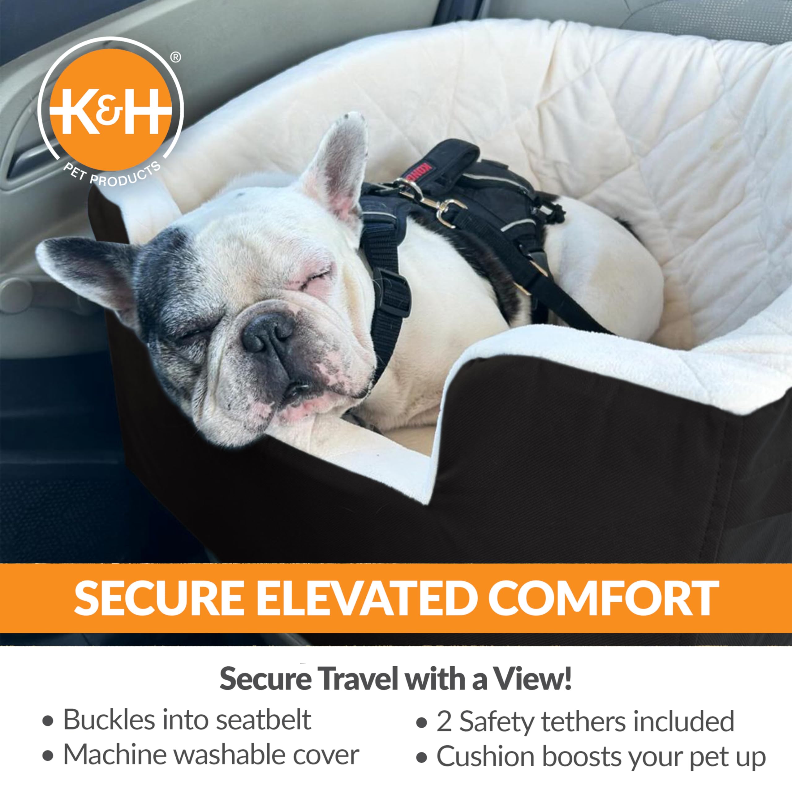 K&H comparaison taille montrant espace pour un animal moyen ou deux petits