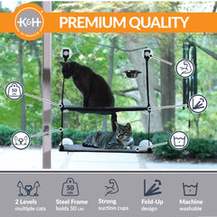 K&H ventouse EZ Mount illustrant fixation robuste et sécurité