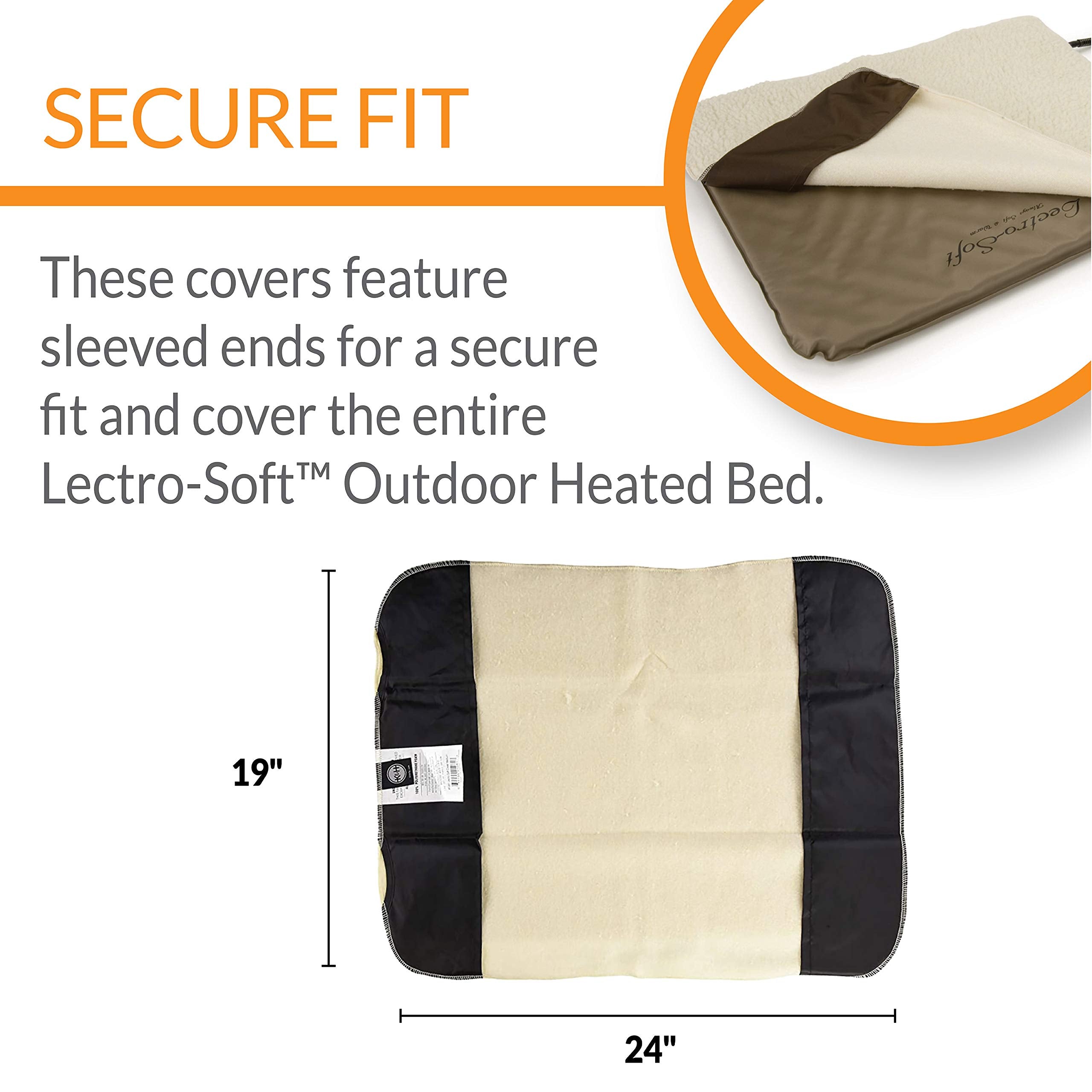 K&H housse sur lit chauffant en usage pour animal confortable
