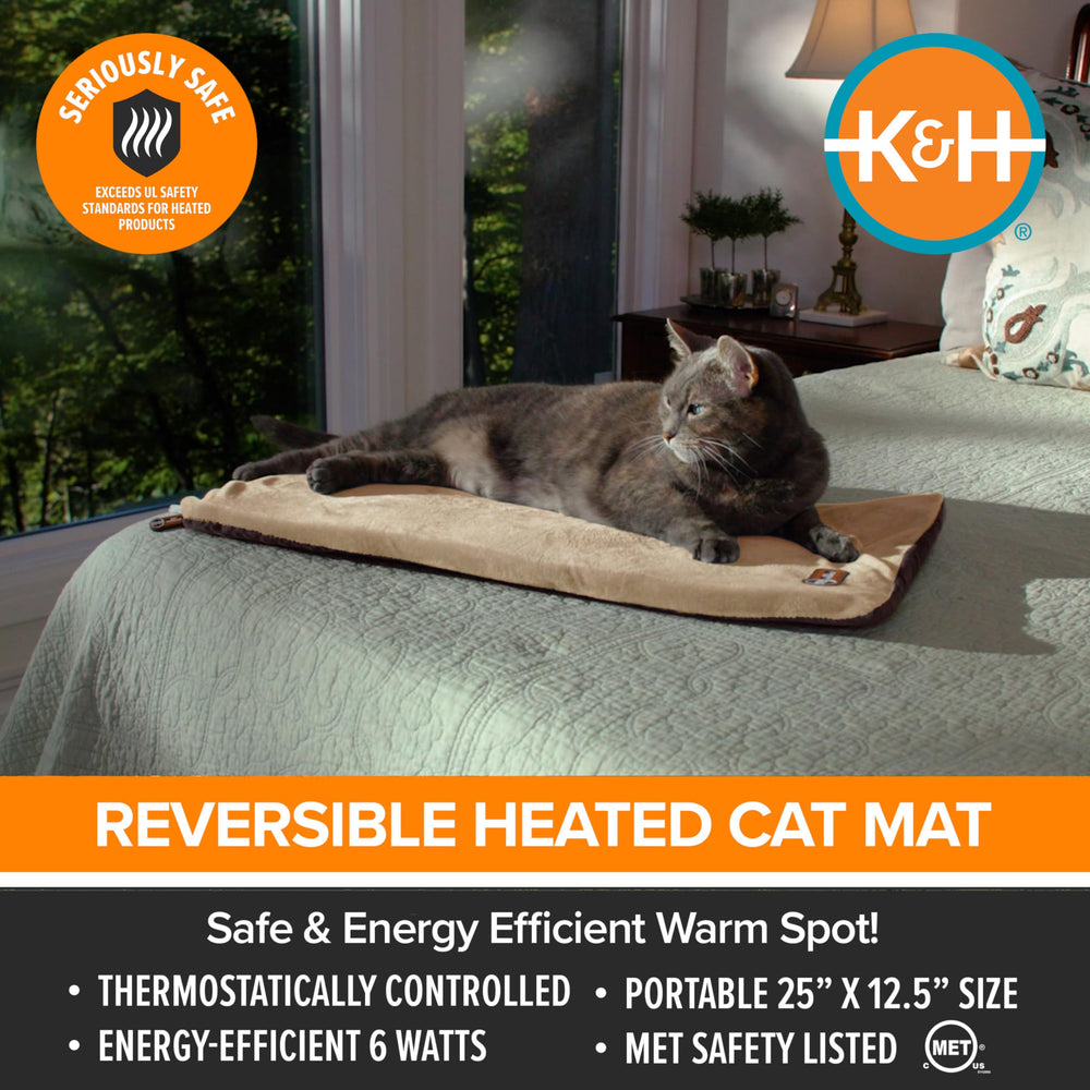 K&H Thermo-Kitty Mat prise et étiquette de certification garantissant sécurité