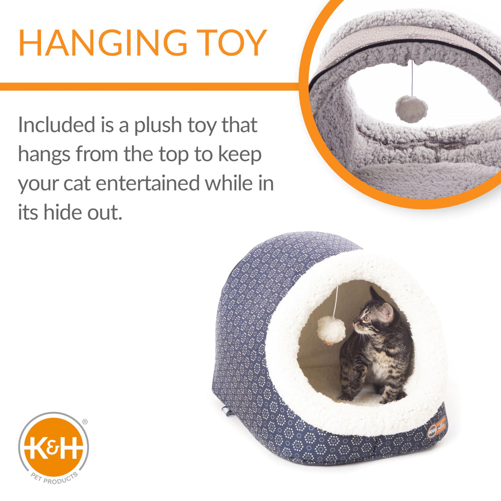 K&H Thermo-Pet Cave élément chauffant retiré pour lavage et sécurité simplifiée