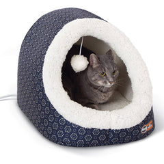 K&H Thermo-Pet Cave vue avant montrant l’entrée et confort sécurisant