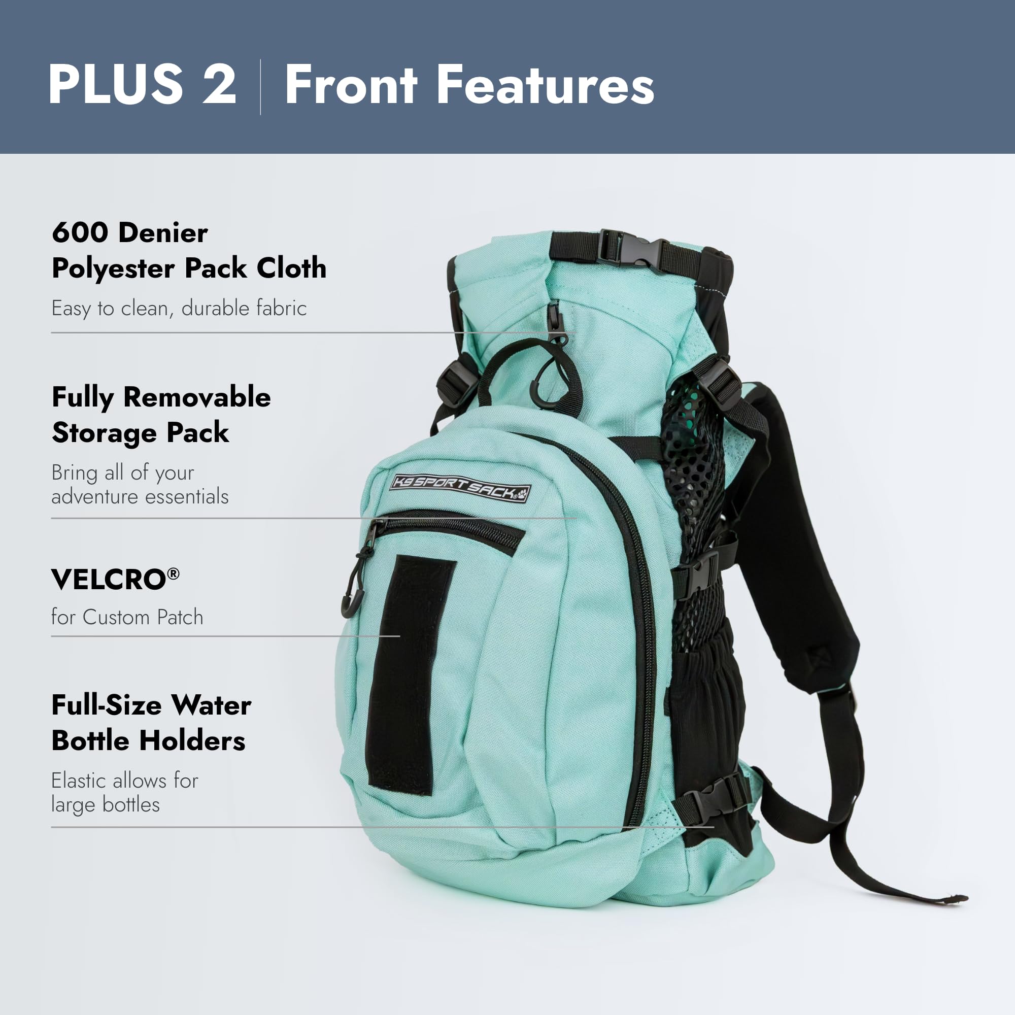 K9 Sport Sack mesh ventilé offrant aération et confort au chien
