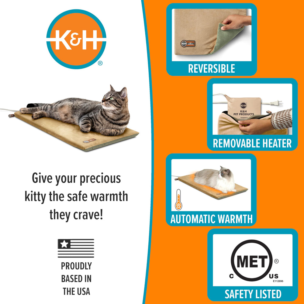 K&H Thermo-Kitty élément chauffant retiré facilitant le nettoyage rapide