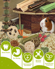 Kagoty gros plan textures bois et foin pour mastication sécurisée