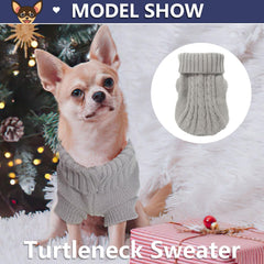 Kallfir's cutie chien porte pull col roulé pour confort extérieur