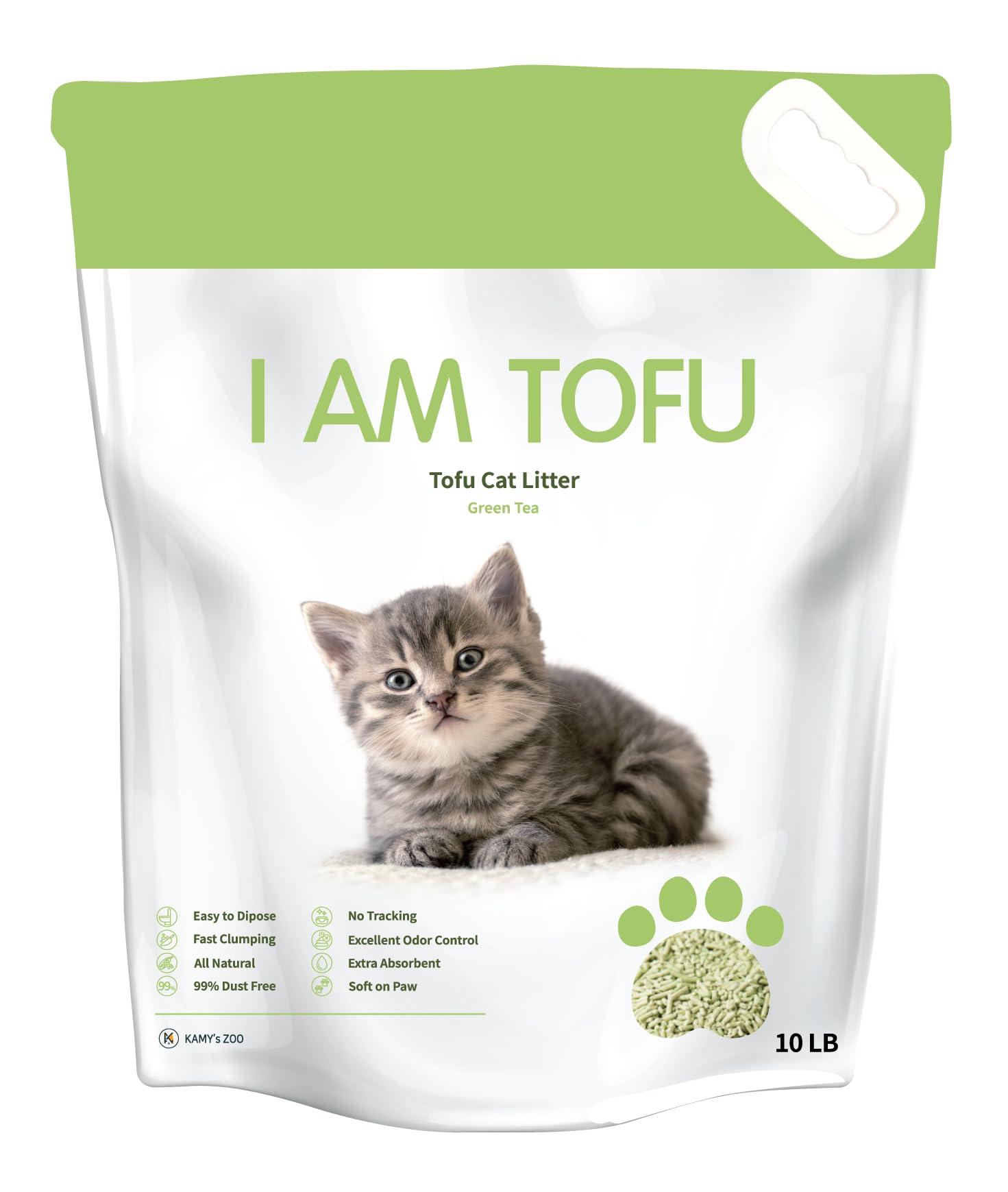 KAMY's ZOO emballage I AM TOFU montrant légèreté et ingrédients végétaux