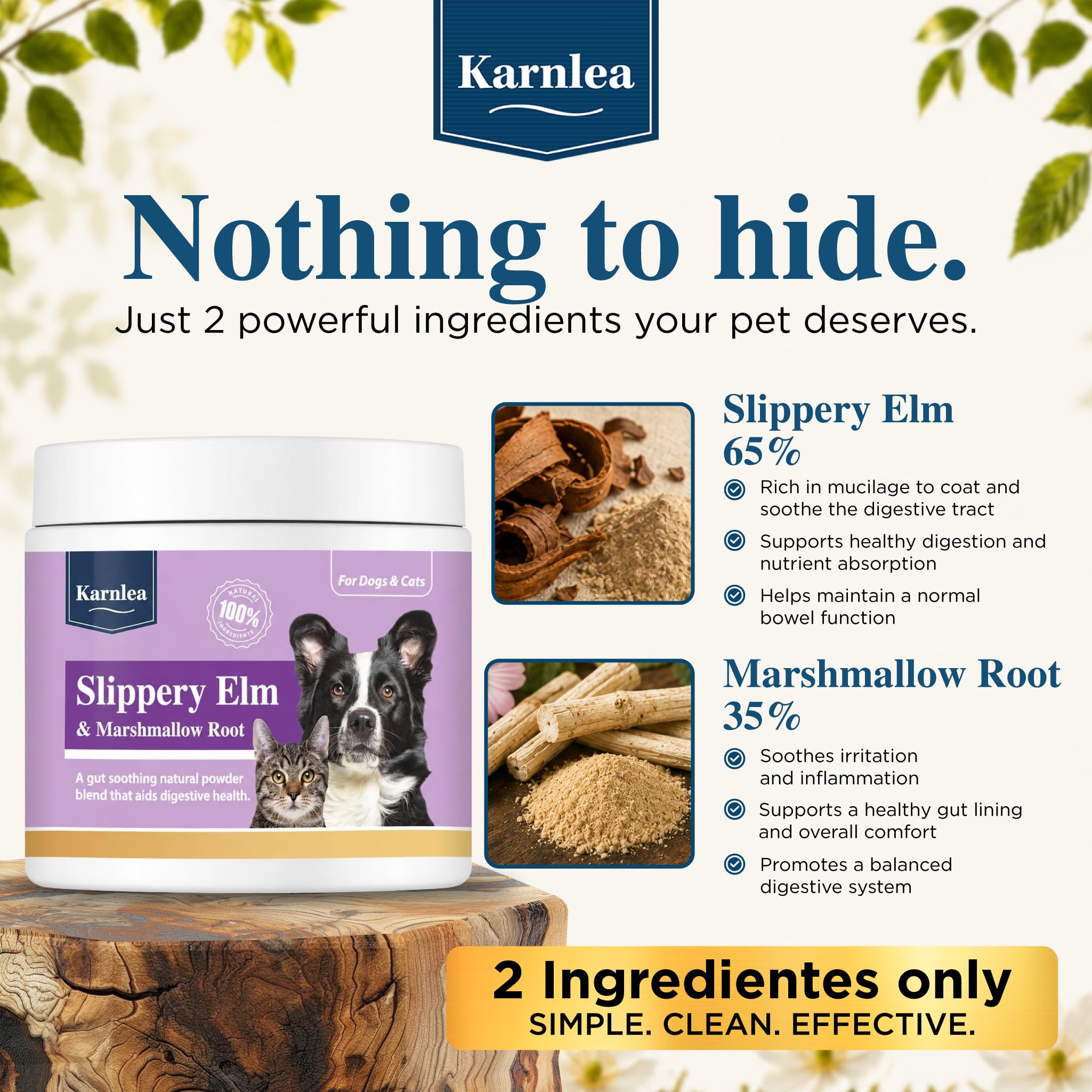 KARNLEA cuillère-doseuse indiquant dosage simple et clair