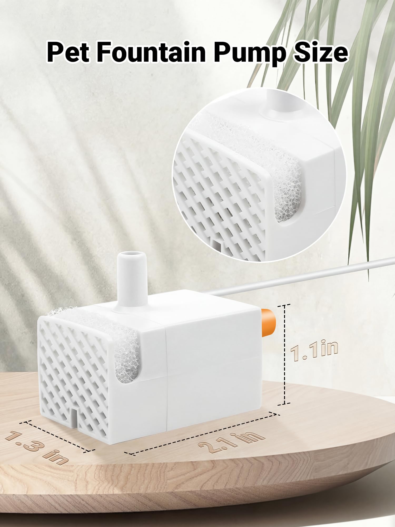 gros plan hélice de la pompe Kastty illustrant débit régulier et faible vibration