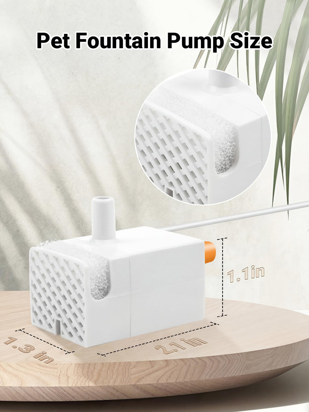 gros plan hélice de la pompe Kastty illustrant débit régulier et faible vibration