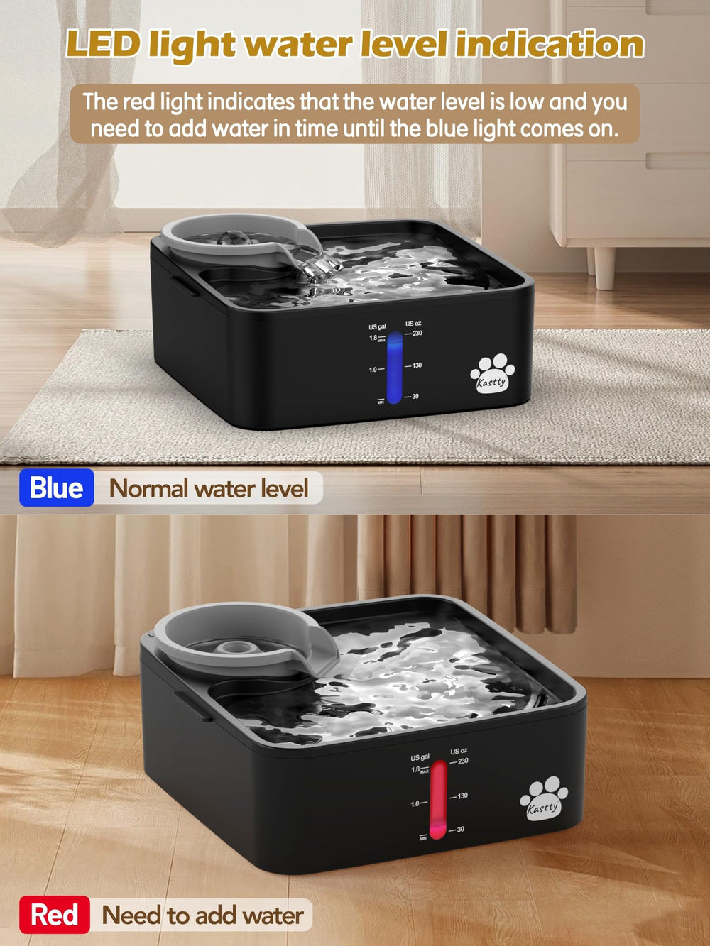 Kastty pré-filtre sac recueillant poils et résidus pour nettoyage facile