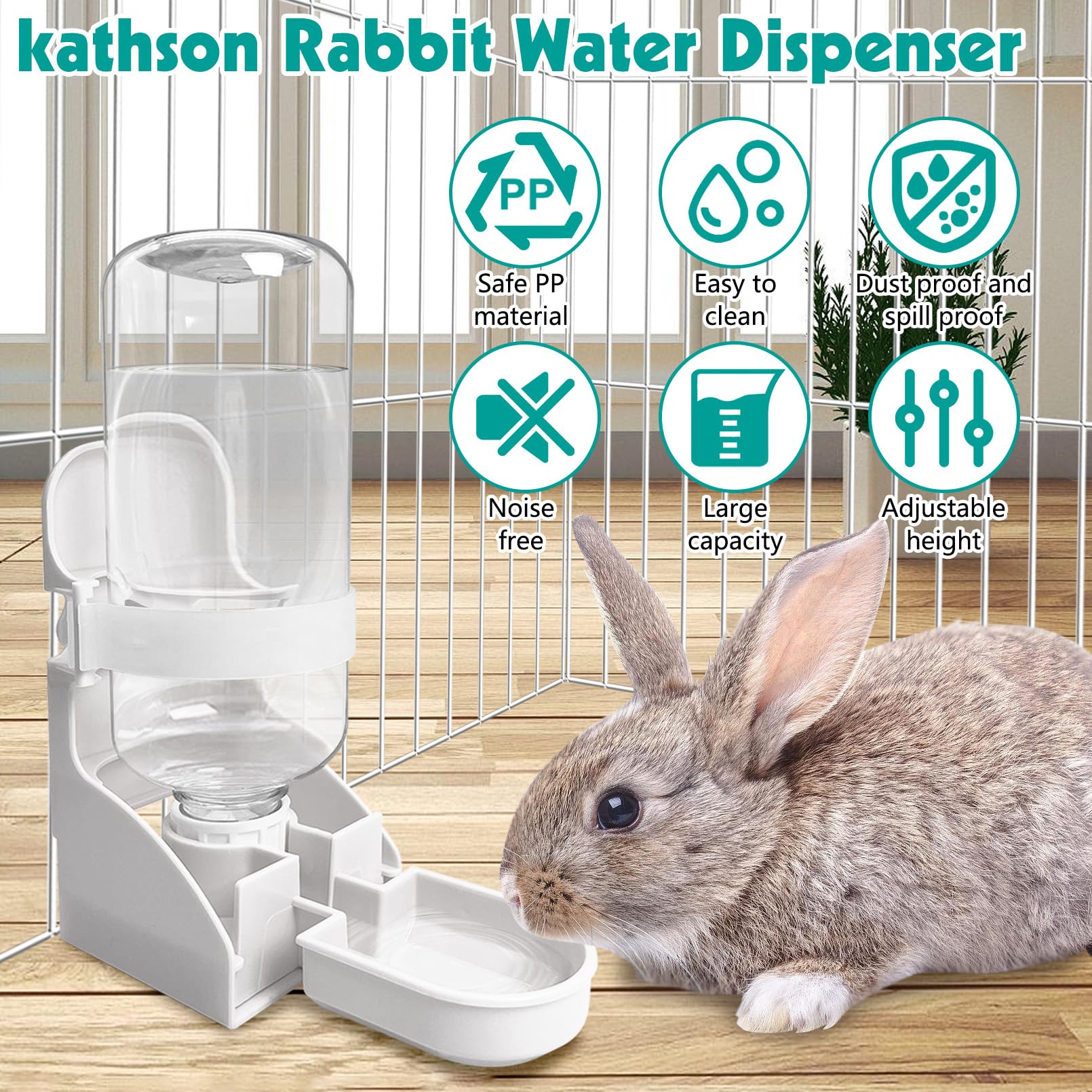 kathson abreuvoir ouverture de remplissage facile pour rapide ravitaillement