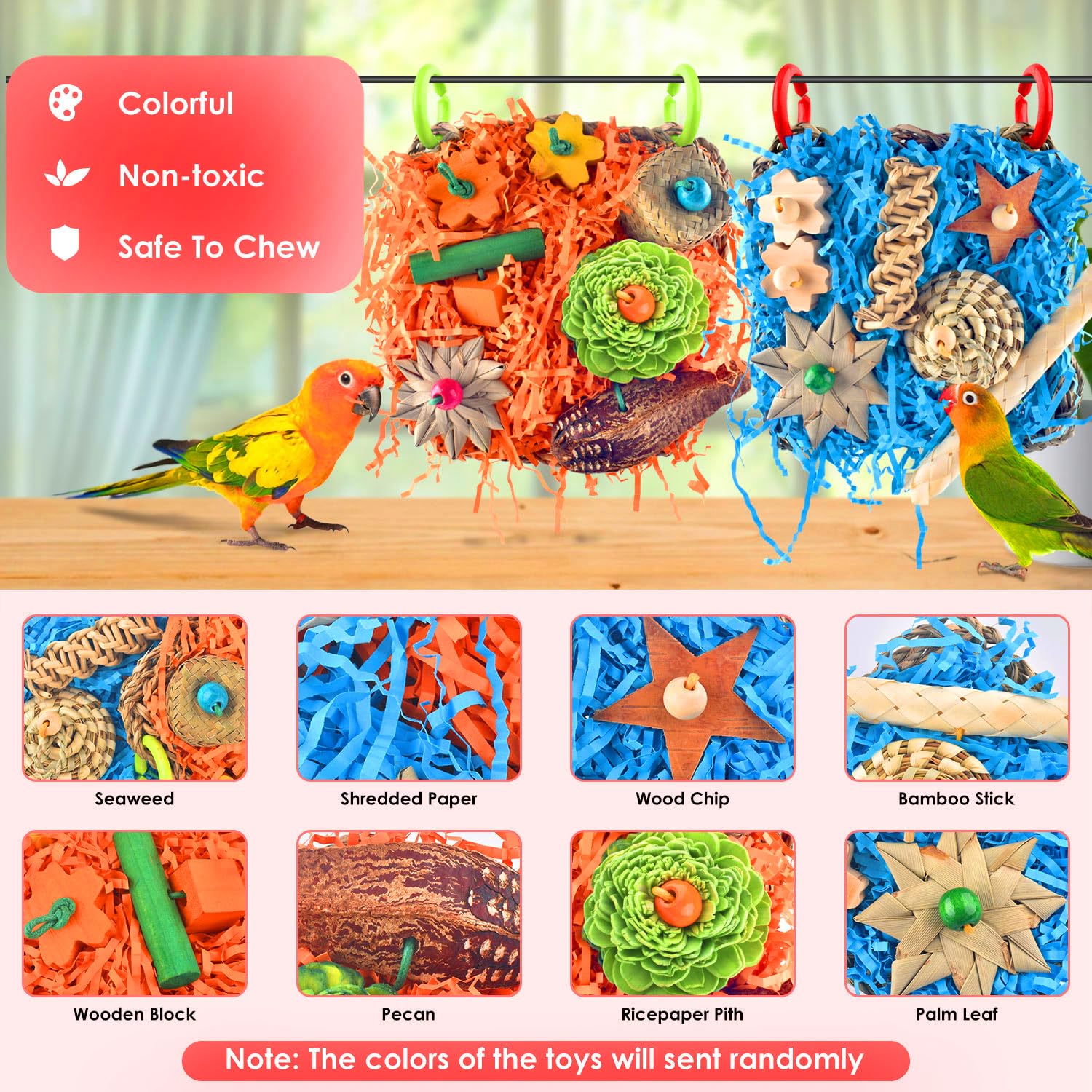 Détail des jouets en bois KATUMO favorisant mastication et stimulation
