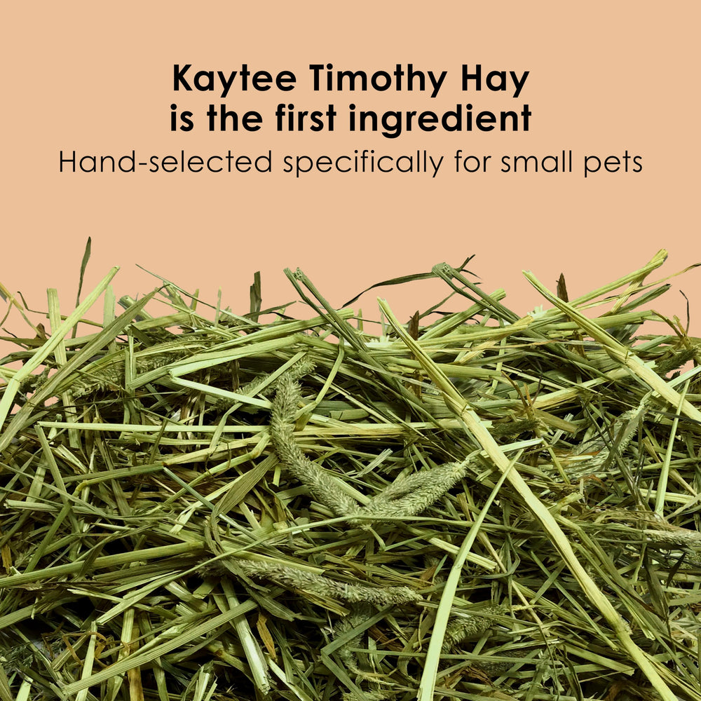 Kaytee mains tenant foin timothy sélectionné bénéfique pour fibres