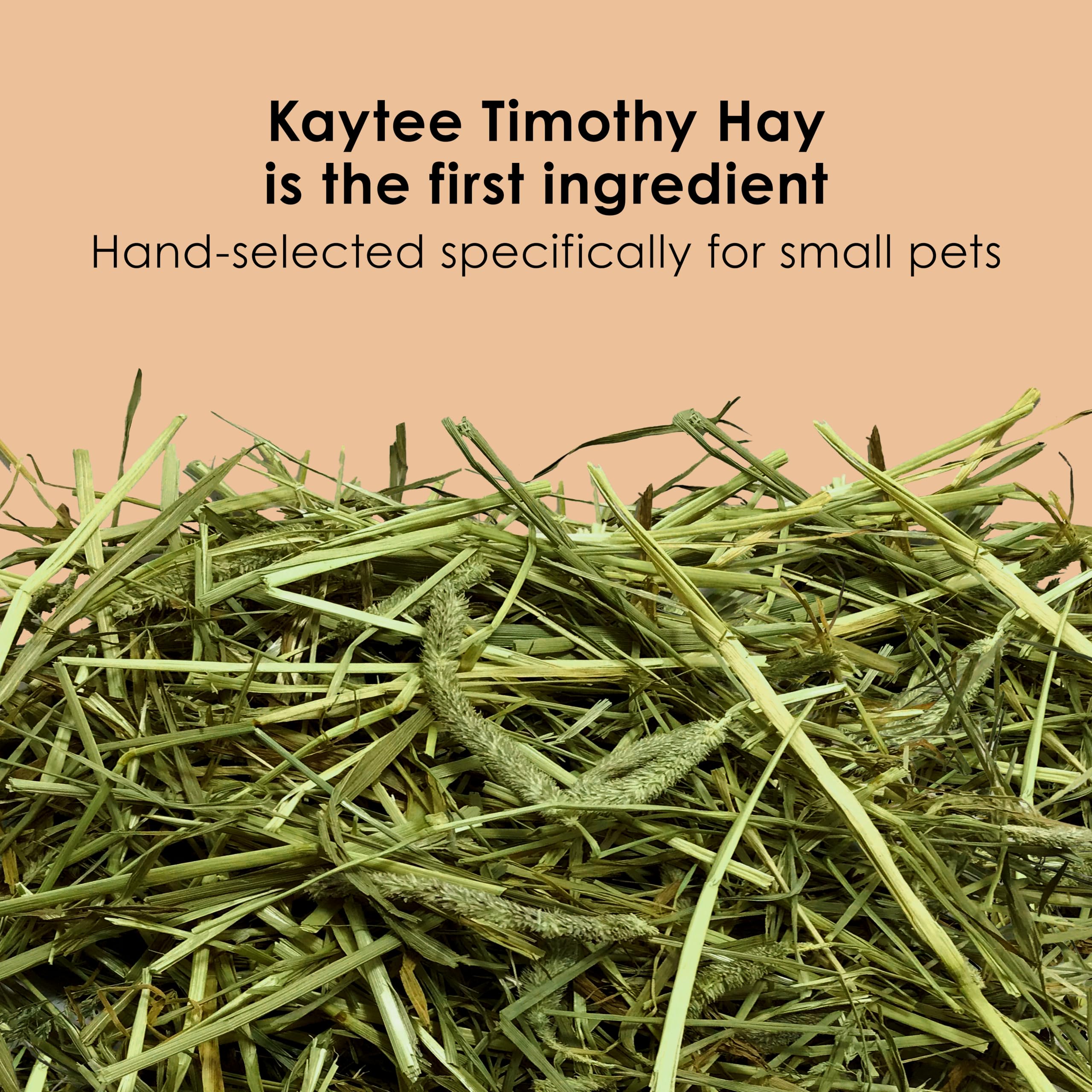 Kaytee texture du foin timothy sélectionné apportant fibres naturelles