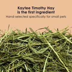 Kaytee texture du foin timothy sélectionné apportant fibres naturelles