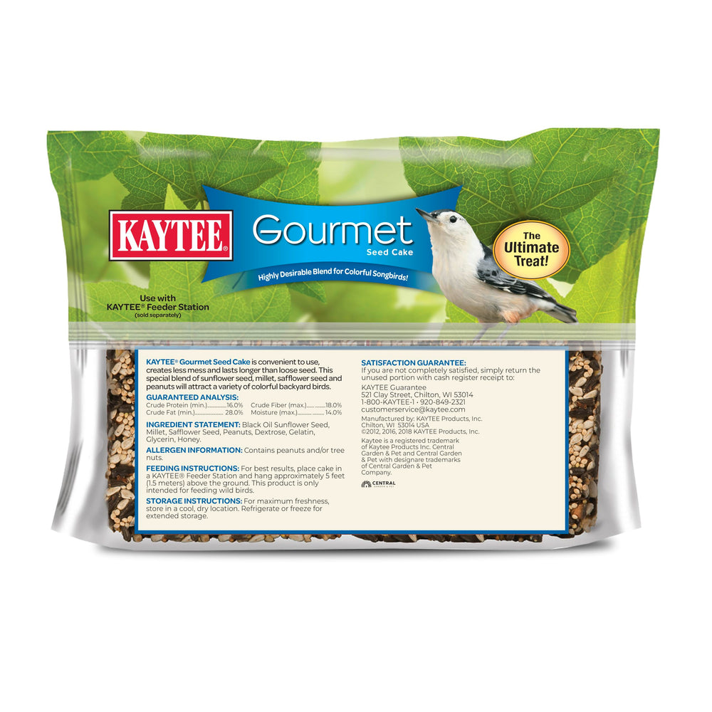 Kaytee vue de profil du bloc compressé montrant forme pratique et solide