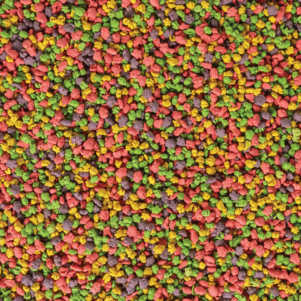 Kaytee gros plan sur les granulés extrudés montrant texture uniforme bénéfique