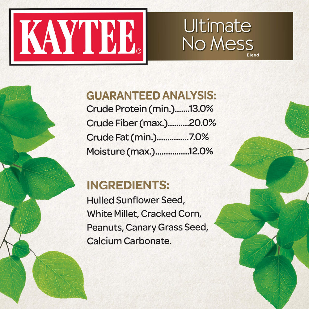 Kaytee scène de jardin avec plusieurs oiseaux attirés et observation facilitée