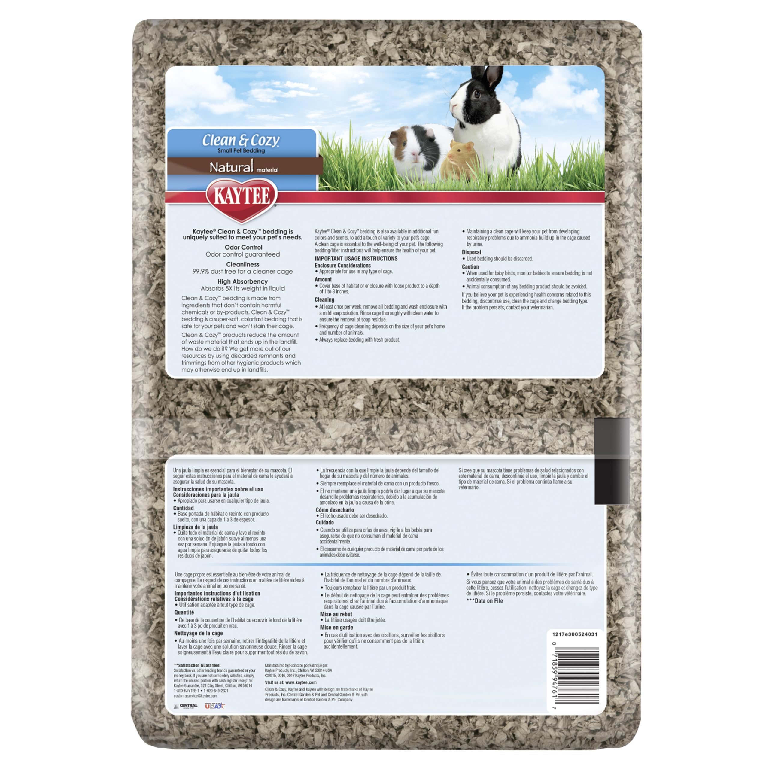 Kaytee grand sac prêt à la livraison idéal pour approvisionnement prolongé