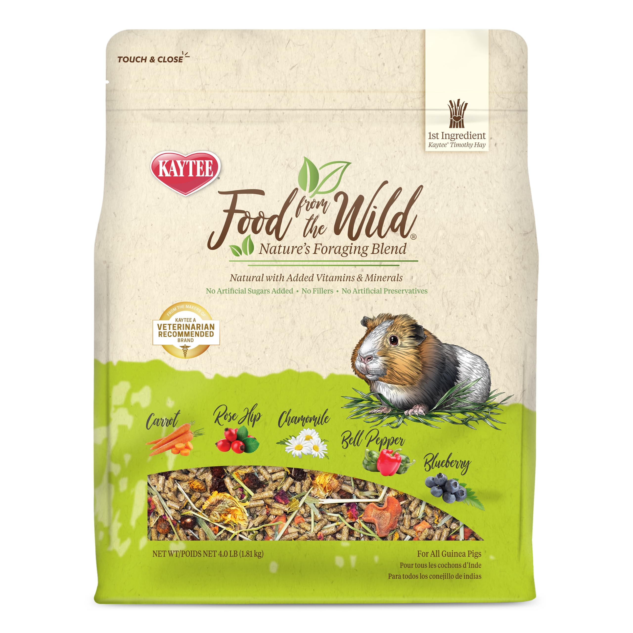 Kaytee mise en scène naturelle illustrant comportement de foraging