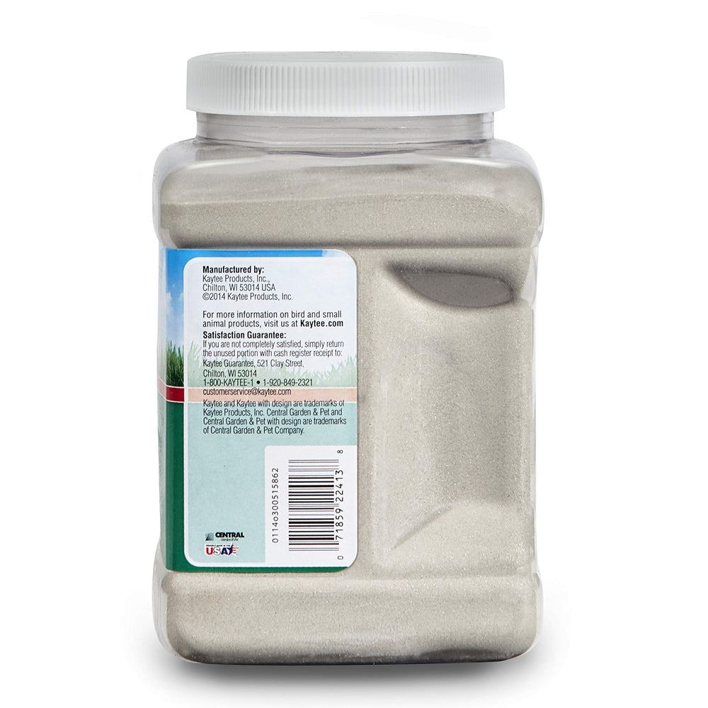 Kaytee gros plan texture poudre fine, absorption d'huile efficace