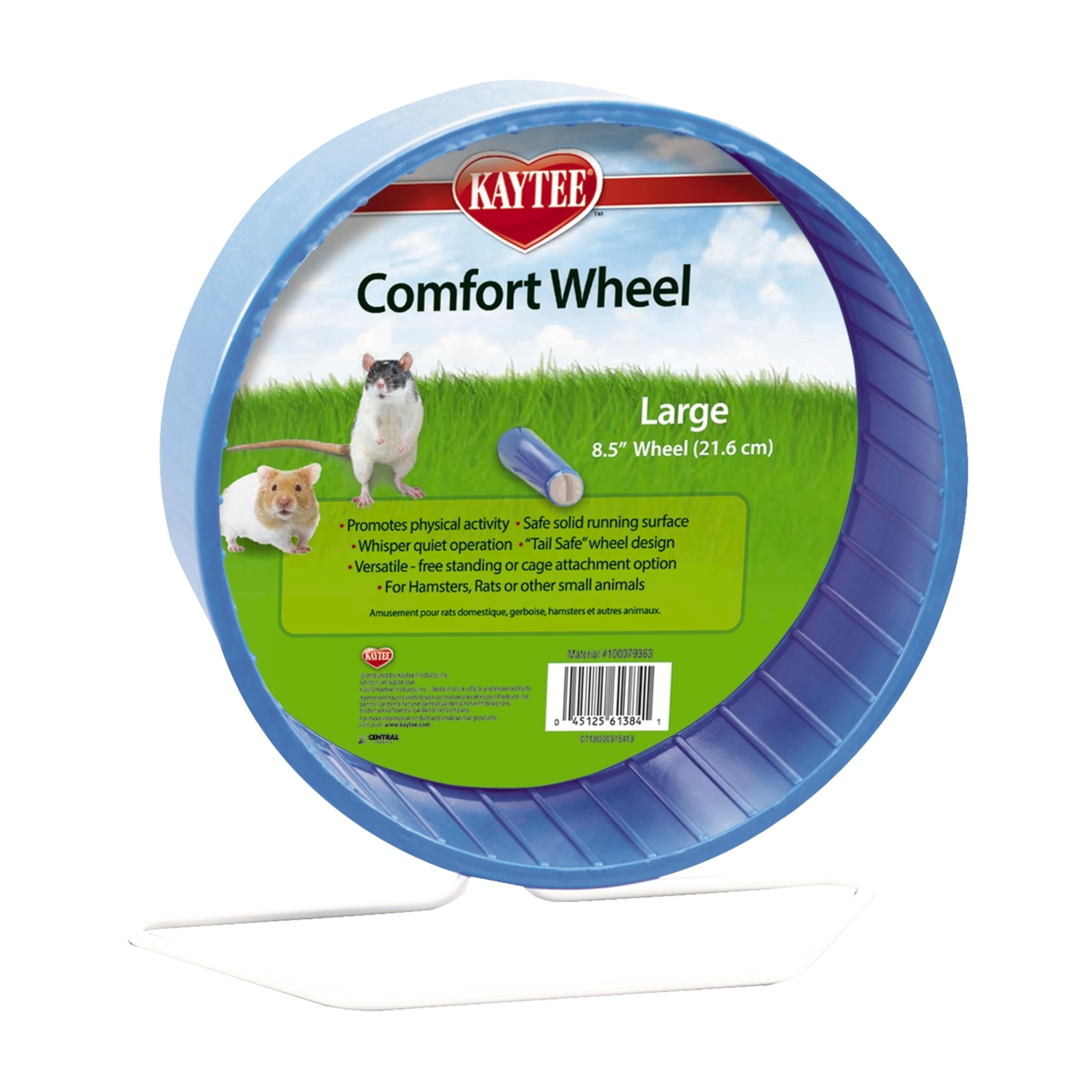 Kaytee comparaison taille montrant l'échelle adaptée aux hamsters