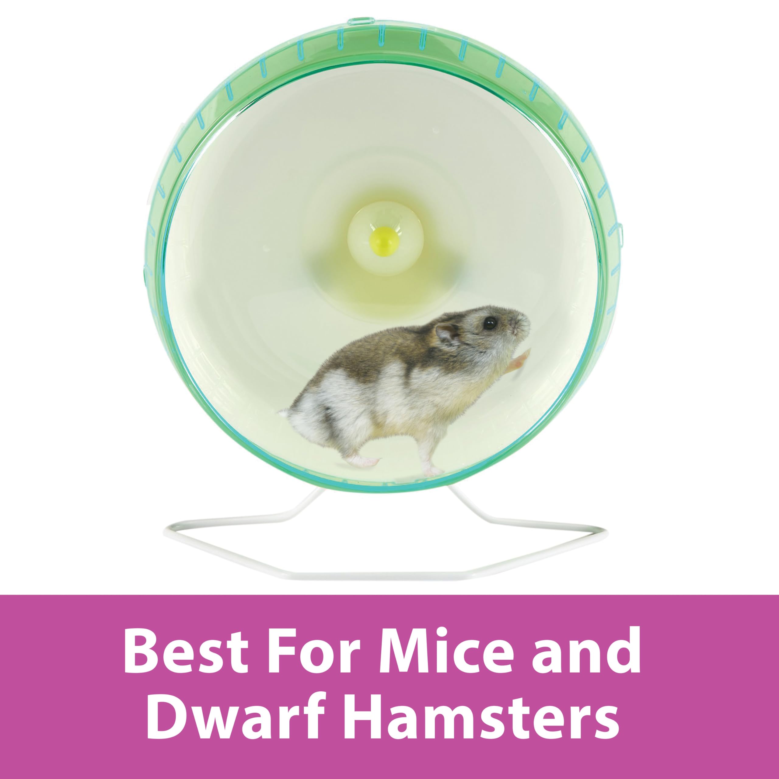 Kaytee comparaison taille montrant 4,5" adapté souris et hamsters nains