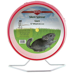 Kaytee Silent Spinner vue de face montrant la roue et l'ouverture, réduit le bruit