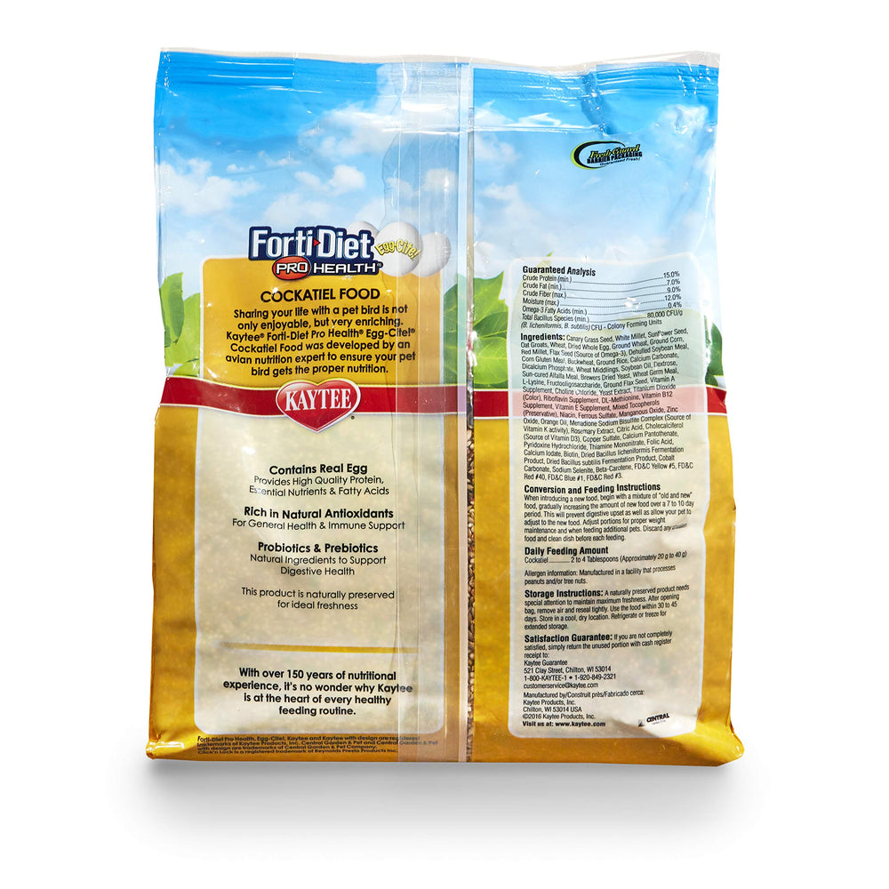 Kaytee texture du mélange graines et grains offrant diversité alimentaire