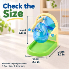 kcrygogo miroir acrylique sécurisé en gros plan, favorise la découverte visuelle
