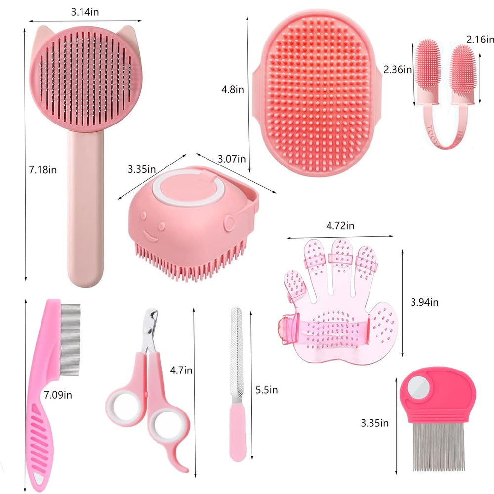 KEEPLKVOC brosse shampooing avec distributeur, lavage efficace