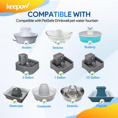 KEEPOW filtre charbon gros plan montrant texture et efficacité
