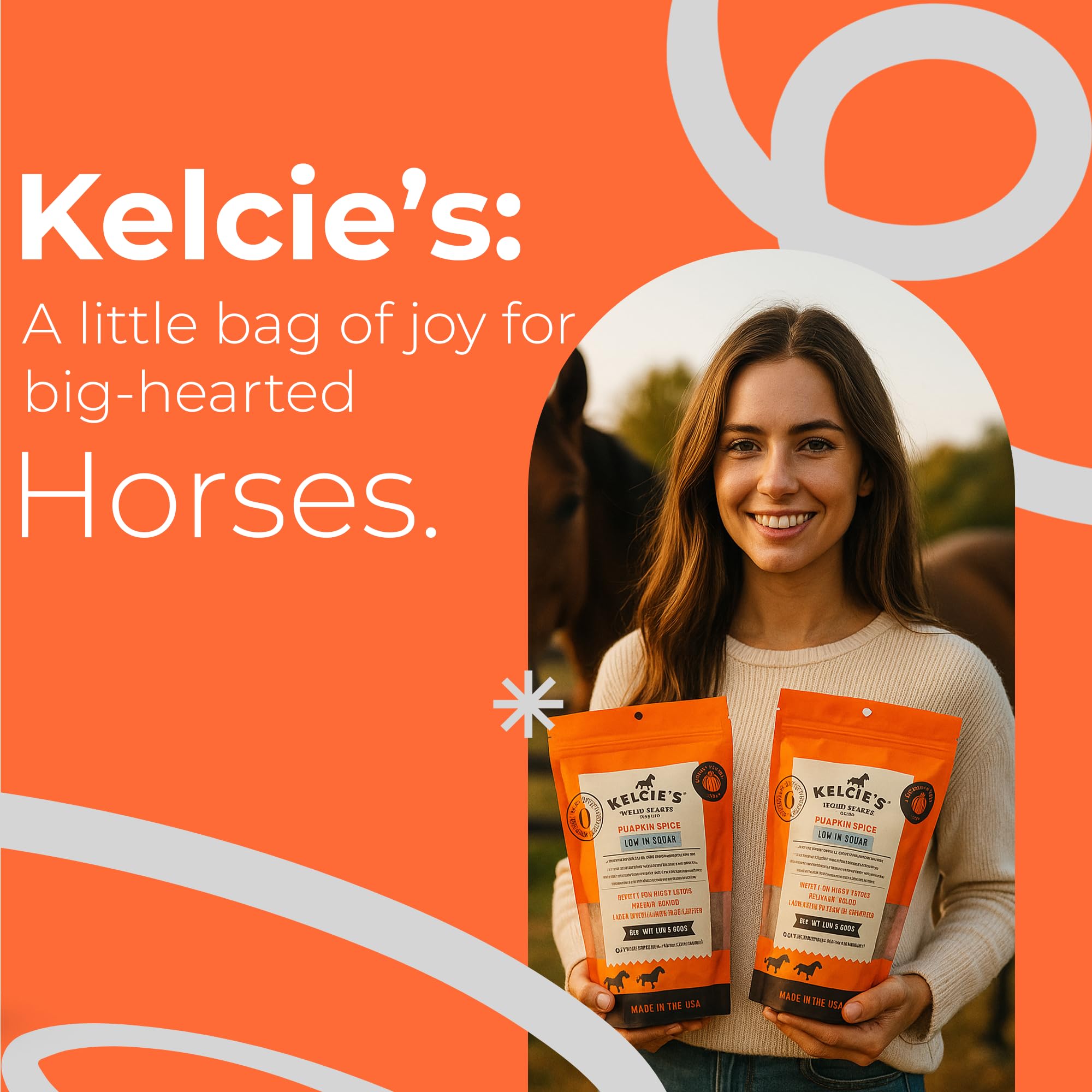 Kelcies Pumpkin Spice comparaison taille montrant portion pratique