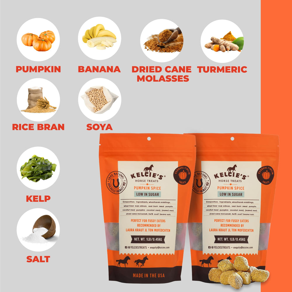 Kelcies Pumpkin Spice morceaux de fruit réels pour saveur naturelle