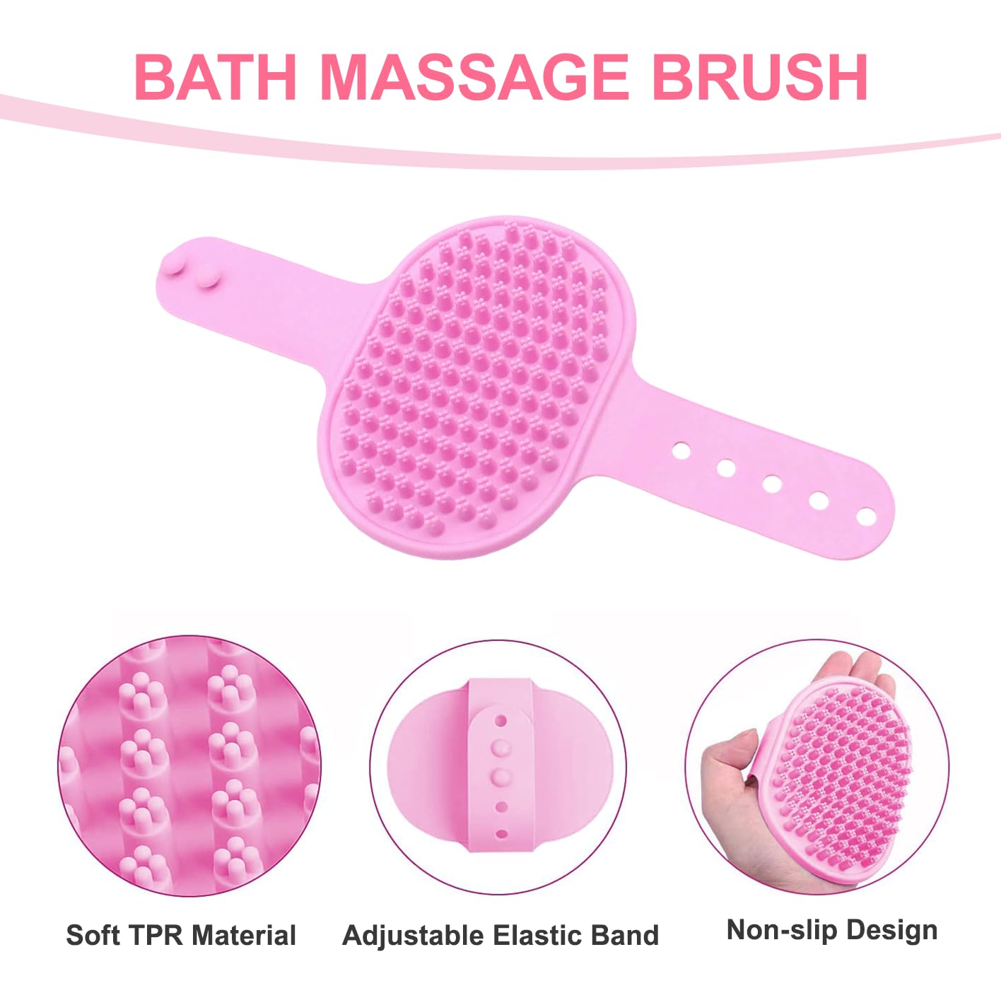 Kemodia gants silicone en usage massage pour un bain apaisant et dégraissant
