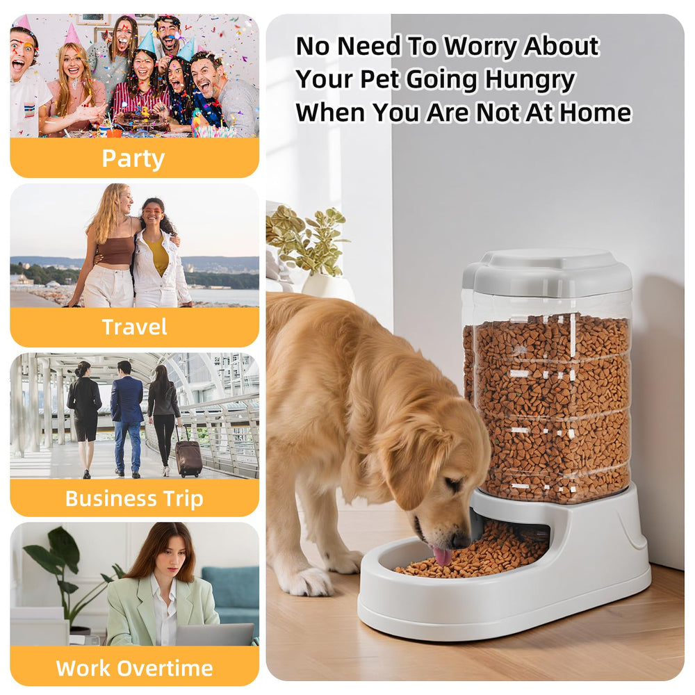 Kenond distributeur en usage avec chien illustrant autonomie pratique