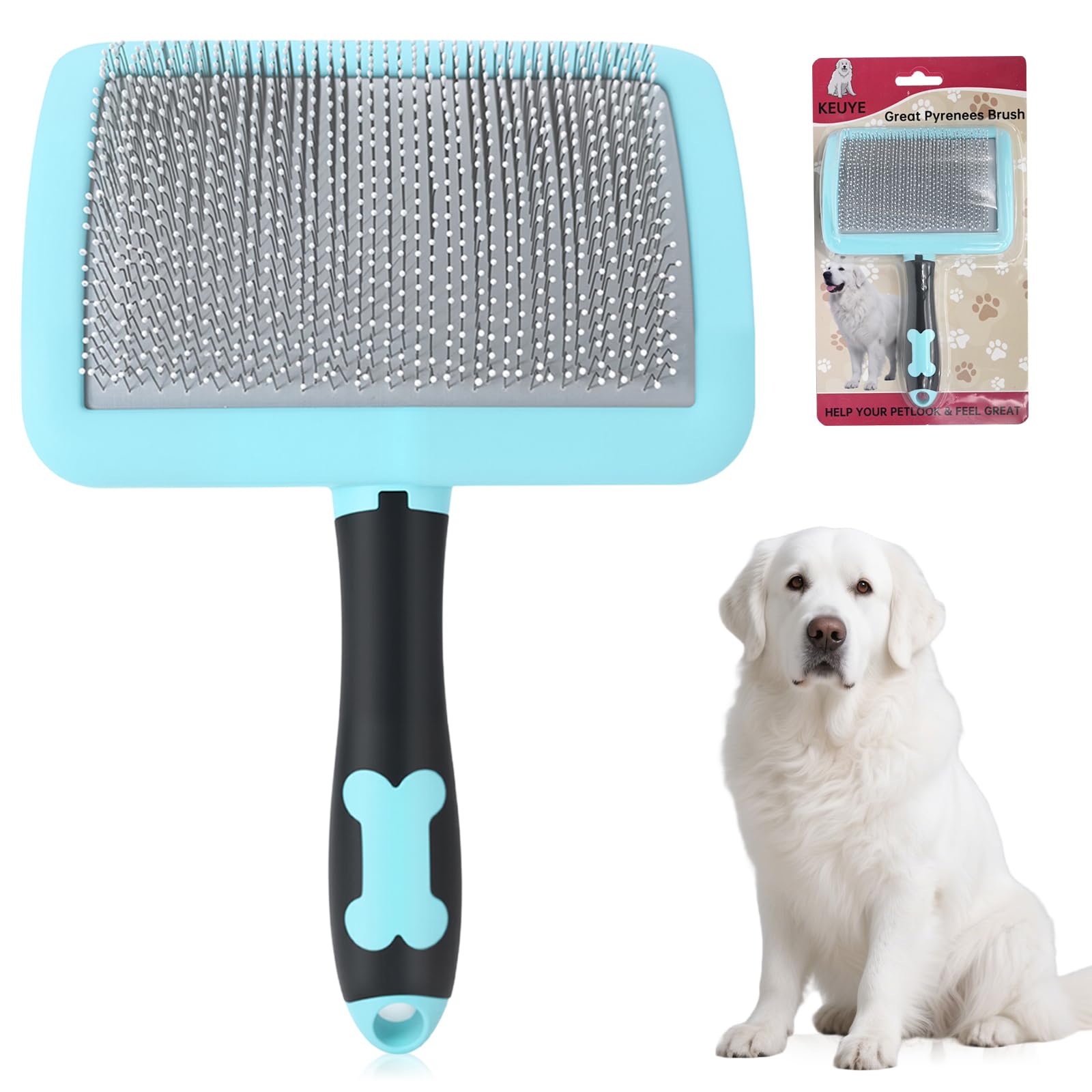 KEUYE brosse face avant montrant surface courbée pour meilleur contact