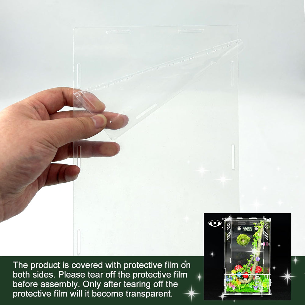 KFPSHLQE terrarium posé sur bureau pour mise en scène décorative