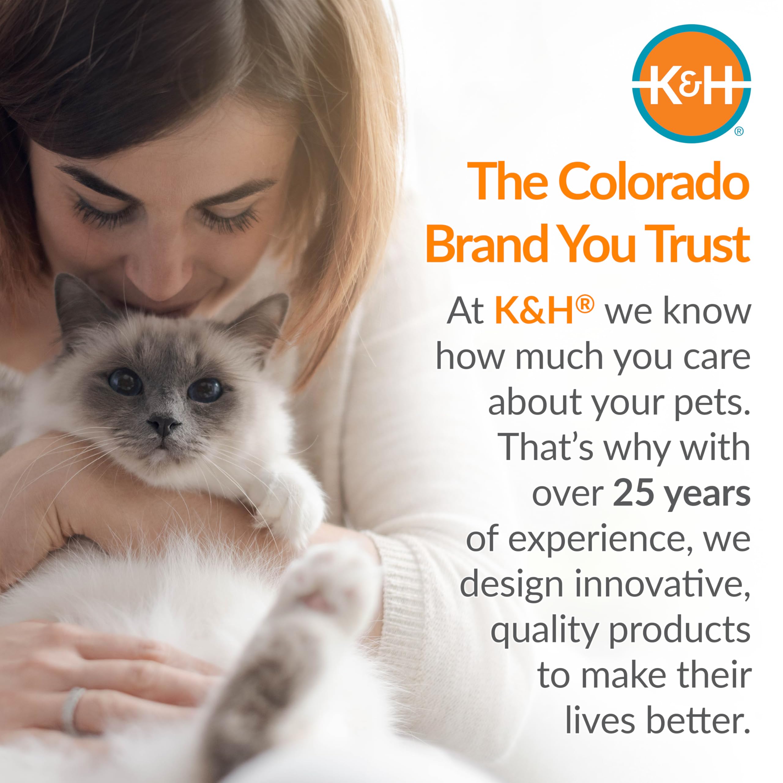 K&H angle intérieur montrant bords surélevés pour confort