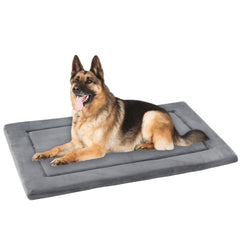 KHONSU PET vue avant du tapis dans son emballage montrant dimensions et coupe