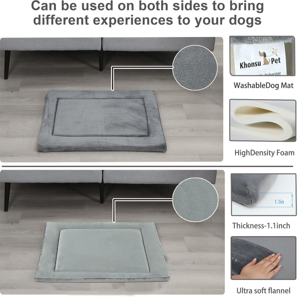 KHONSU PET détail flanelle douce offrant chaleur et confort au chien