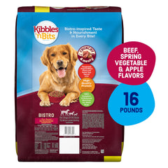 Kibbles 'n Bits gros plan sur croquettes pour voir la texture appétente
